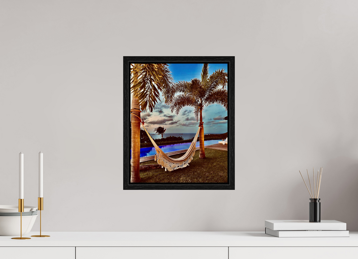 30 x 36.9 cm, Floater Frame Hammock Bliss