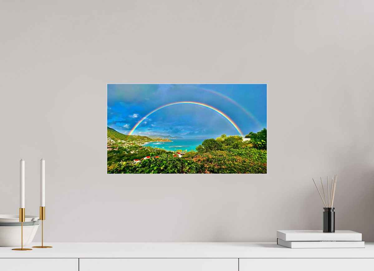 48 x 27 cm, Slimline Case Tropical Rainbow Mirage