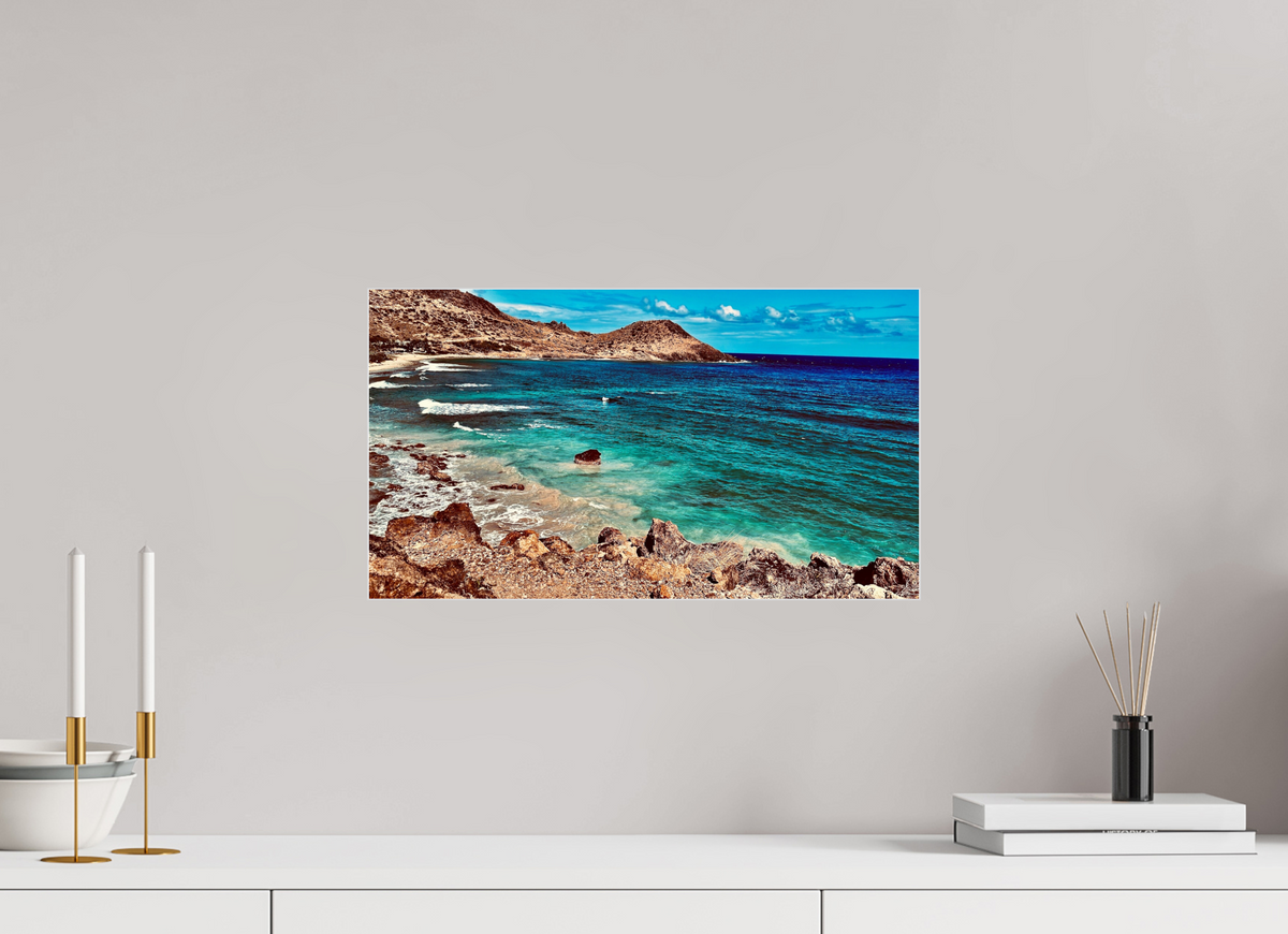 48 x 27 cm, Slimline Case Waves Of Saint Barths