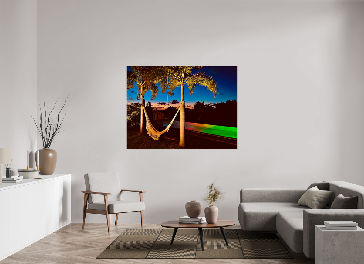 160 x 120 cm, Photo Print On Fuji Crystal DP II Caribbean Dusk
