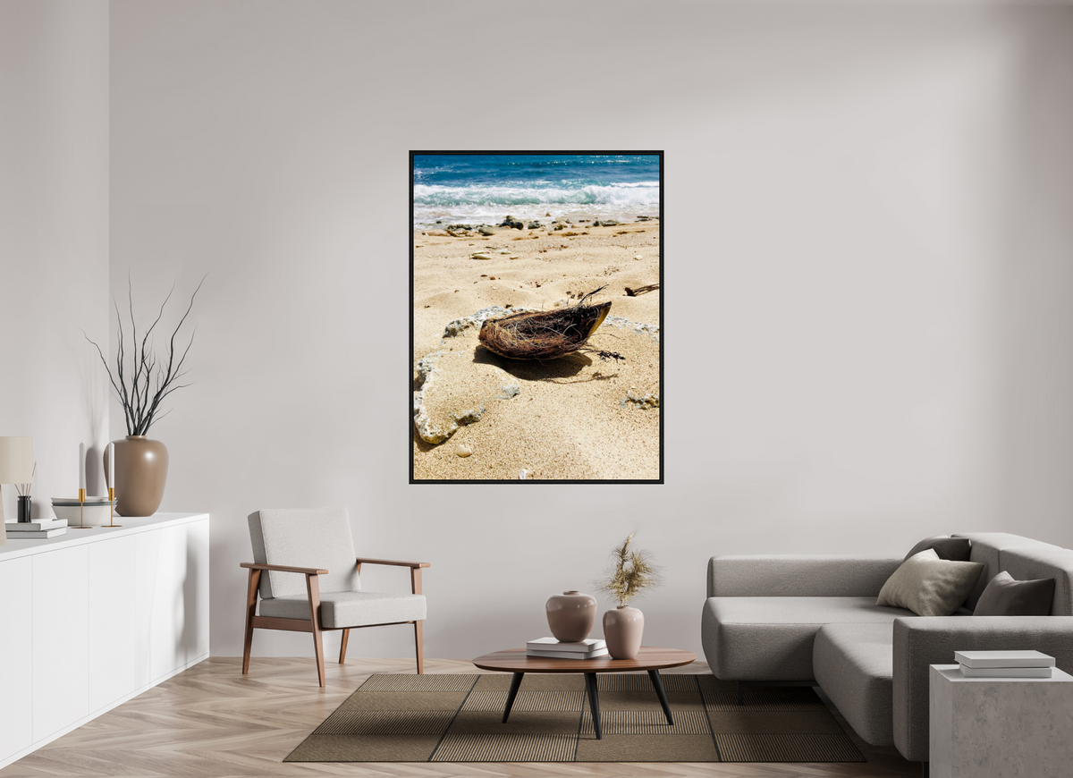 120 x 158.5 cm, Floater Frame Lost Coconut