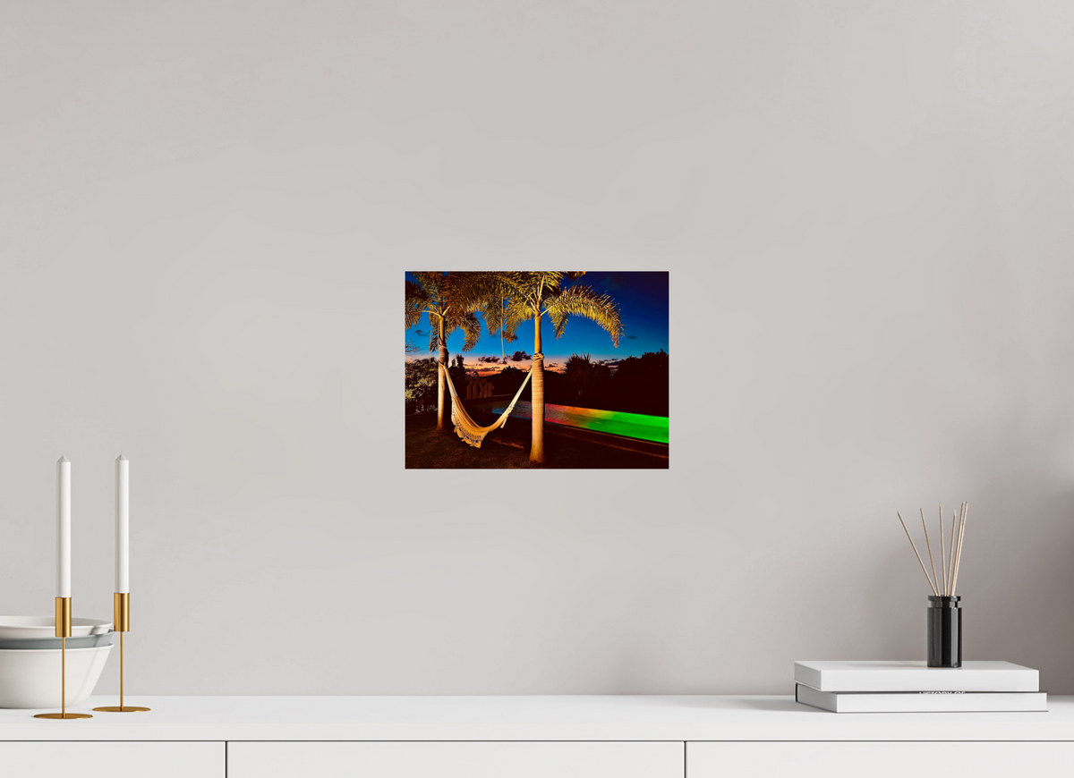 28 x 21 cm, Photo Print High Gloss Caribbean Dusk